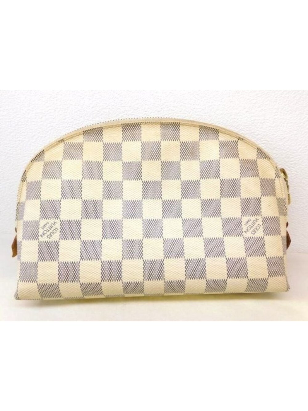 Louis Vuitton Damier Azur Pochette Cosmetic GM Pouch Case 8C - Picture 2 of 6